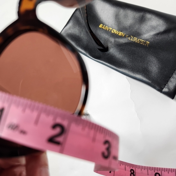 Saint Owen X Curateur Tortoise Shell Glasses New - Picture 6 of 7